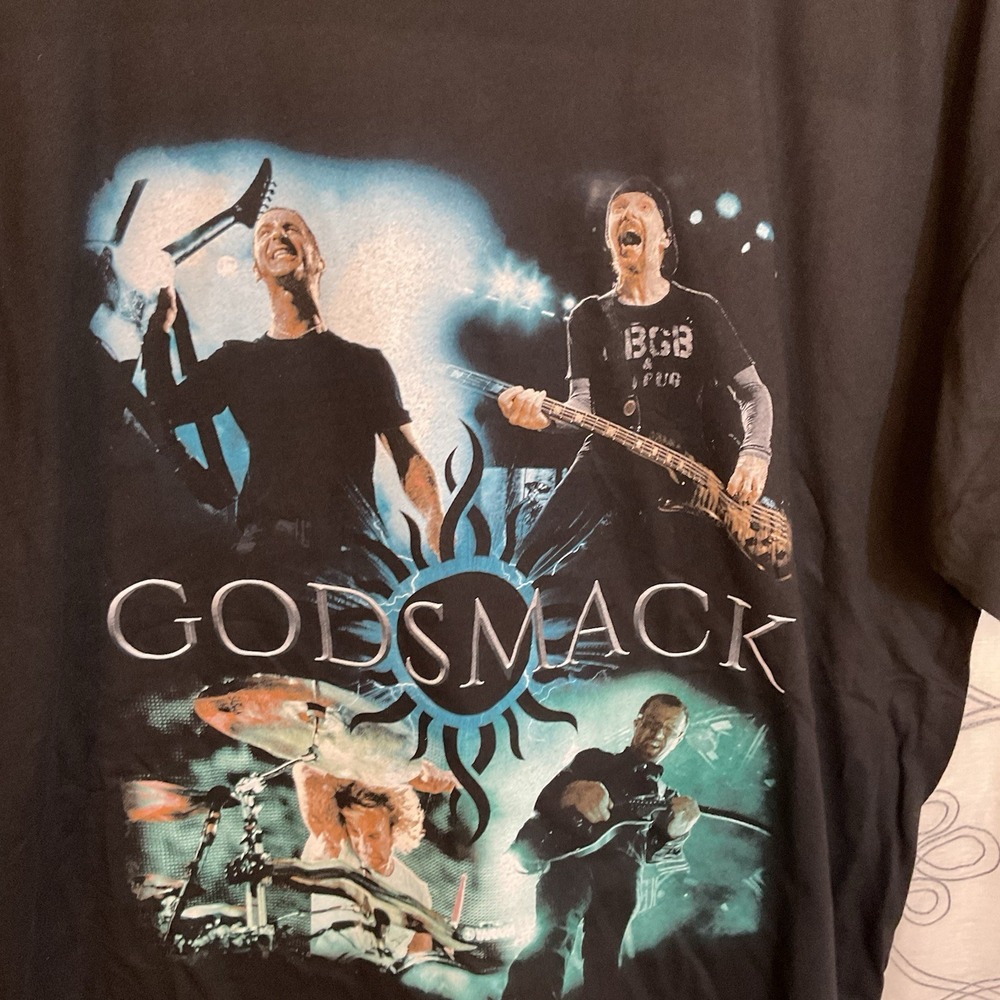 Godsmack 2019 World Tour When Legends Rise Black T Shirt Size XXLarge NWOT